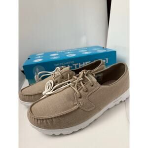 Skechers Performance Women's 11 Goga Mat Resalyte Taupe Mist Shoe On the Go